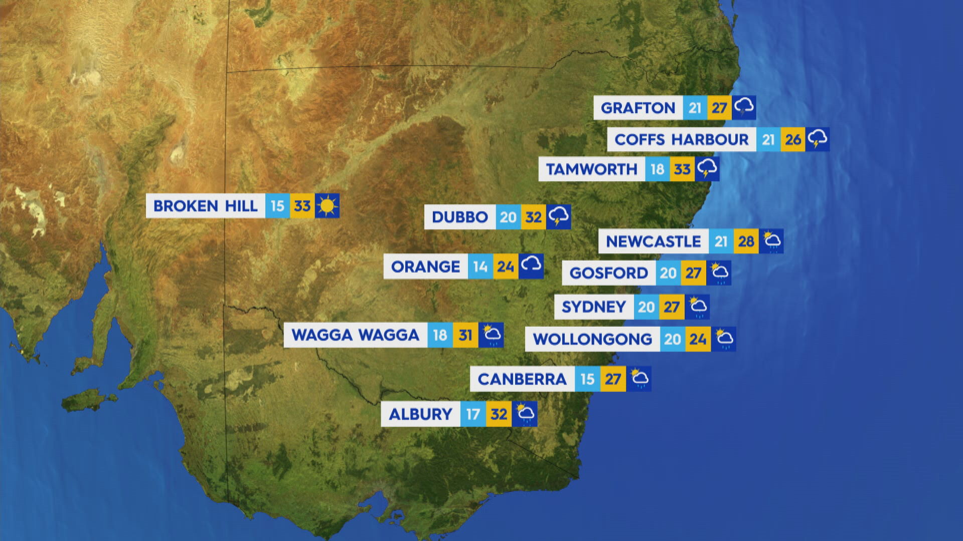 National weather forecast for Friday February 16