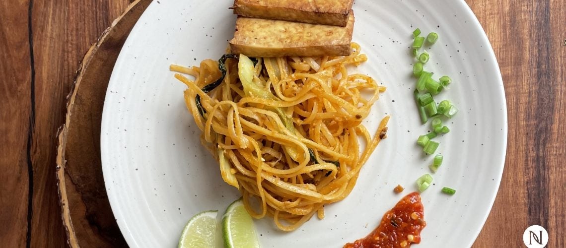 Pad Thai with Air Fried Tofu