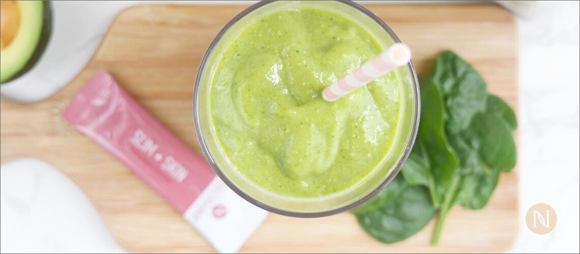 Creamy Avocado Protein Smoothie