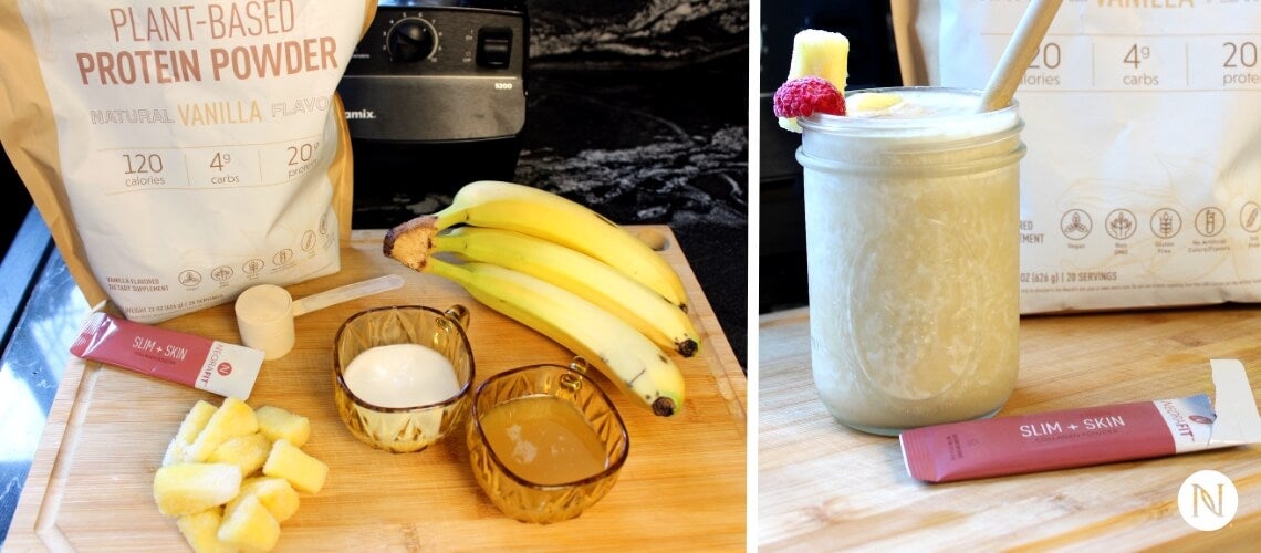 Piña Colada Protein Smoothie