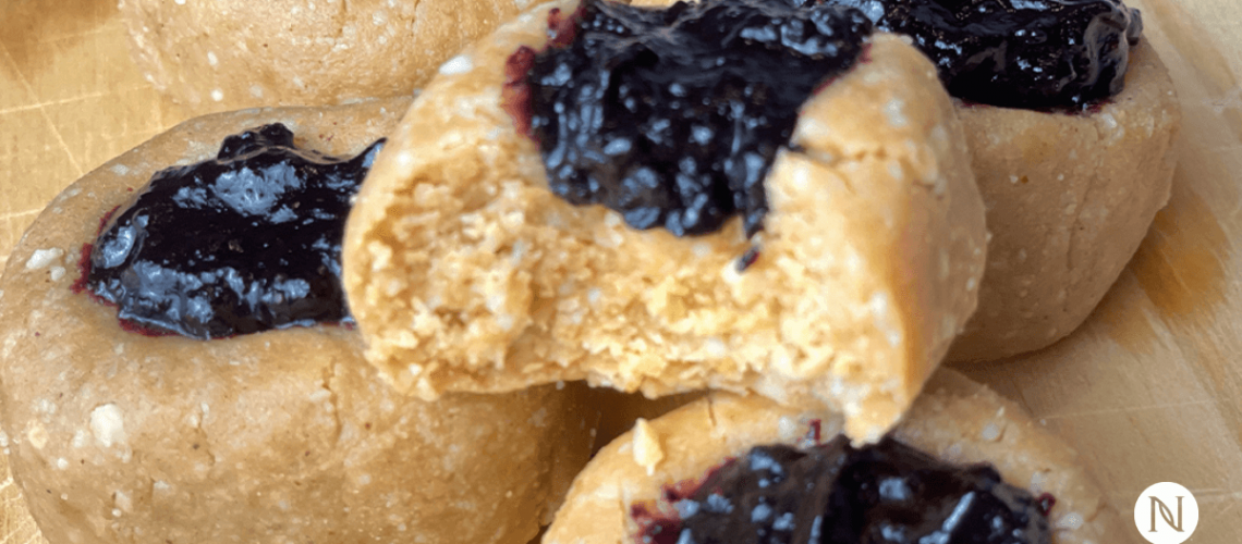 Easy No Bake Thumbprint Cookies